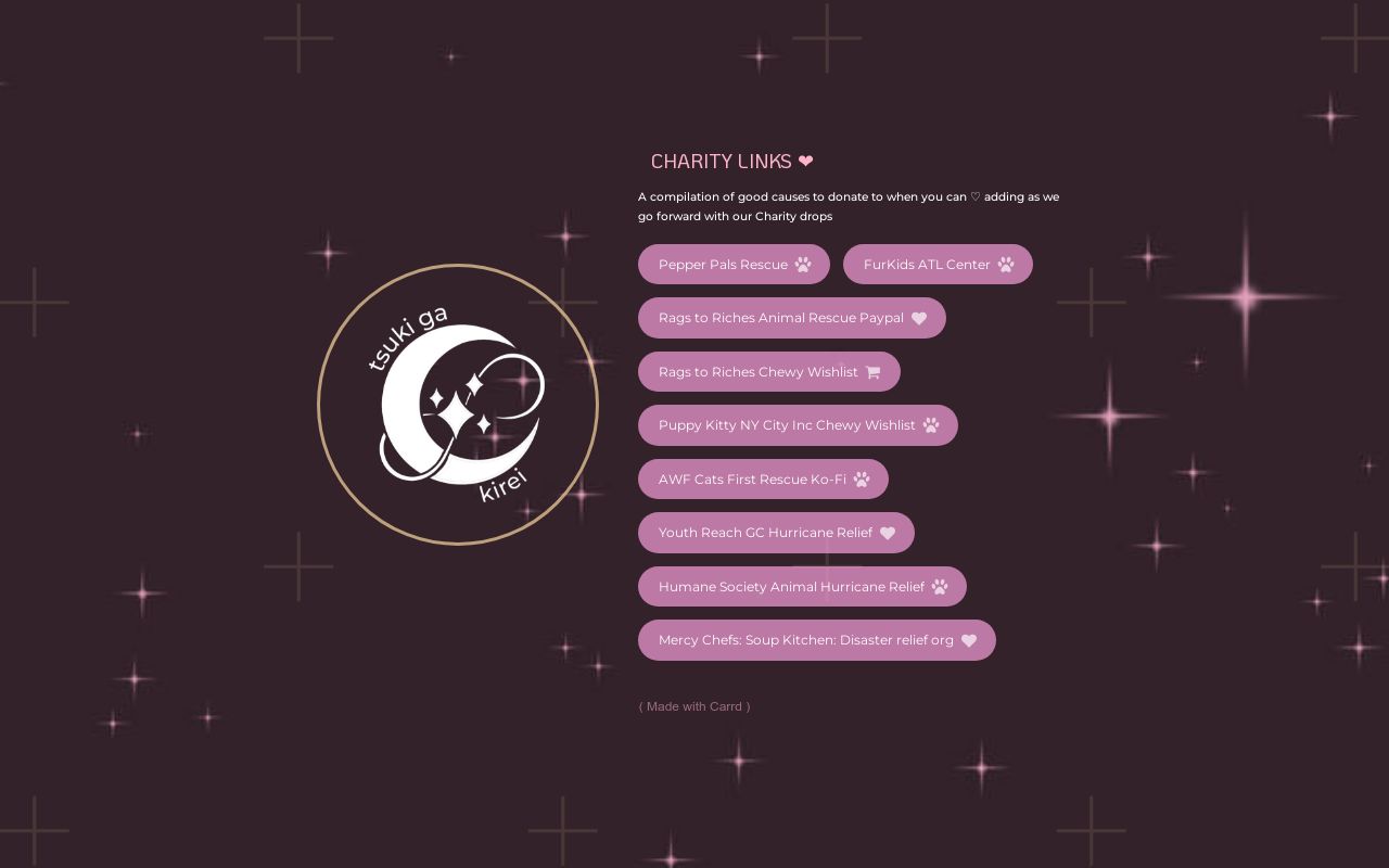 Tsuki Donation Links